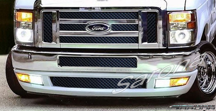 Custom Ford Econoline Van  Front Lip/Splitter (2008 - 2014) - $590.00 (Part #FD-020-FA)